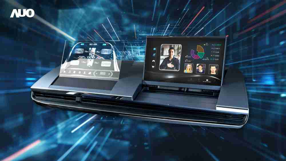 汇旺支付Micro LED Display HMI解决方案打造透明Micro LED前座仪表，，，，呈现信息并保留驾驶视野开阔；亦为副驾驶座乘客打造收放自如的Micro LED屏幕，，，在不影响显示质量的前提于显示区内建镜头，，让用户能与视讯对象直接眼神接触，，，，提供绝佳的双向沟通体验